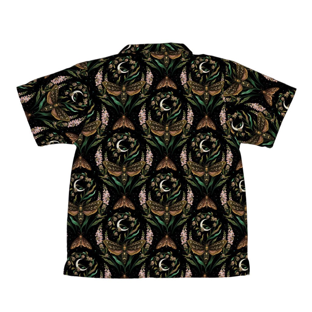 Episodic Death Moth Flow Youth Hawaiian Shirt - YXS - -