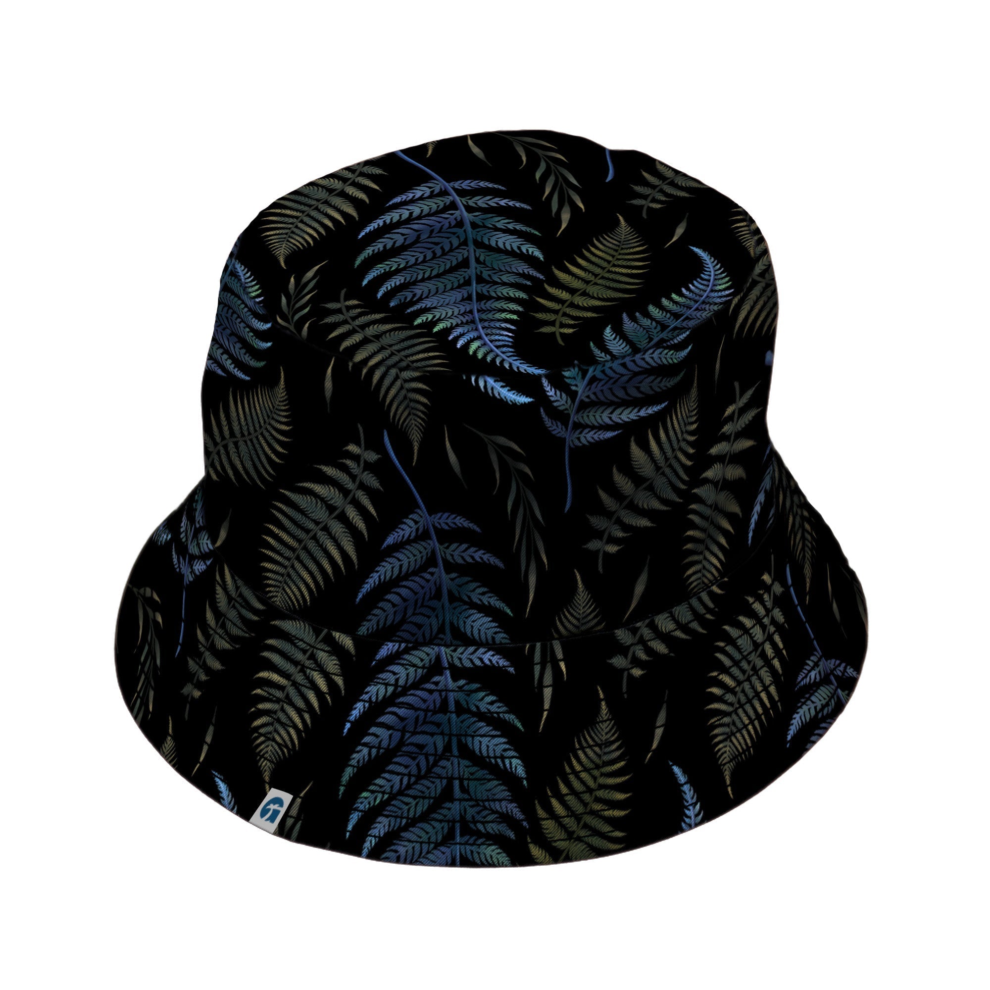 Episodic Ferns Bucket Hat - M - Black Stitching - -