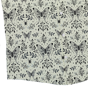 Episodic Mystical Butterfly Button Up Shirt - XS - Hawaiian Shirt - No Pocket -