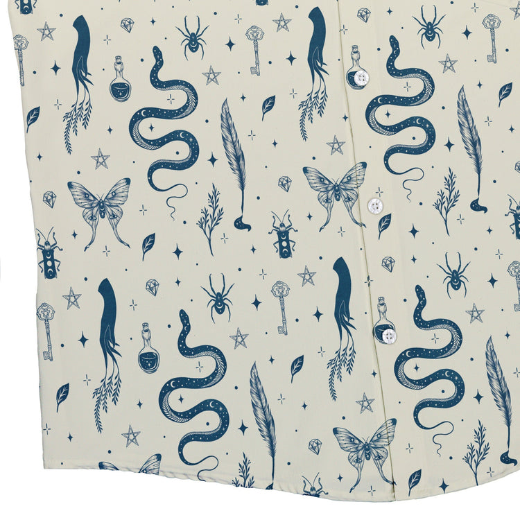 Episodic Mystical Collection Button Up Shirt - XS - Hawaiian Shirt - No Pocket -