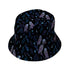 Episodic Owl Floral Bucket Hat - M - Black Stitching - -