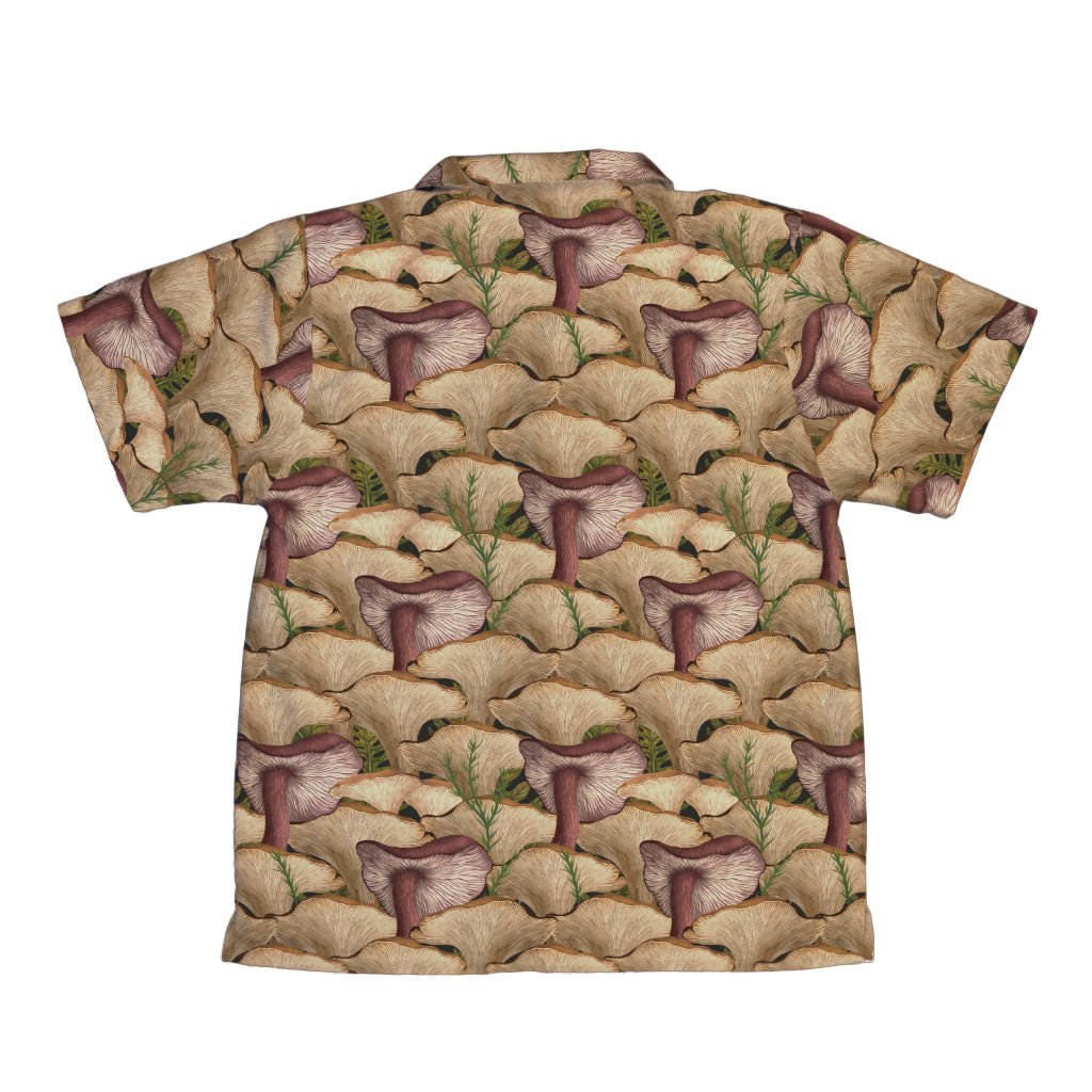 Episodic Oyster Mushroom Youth Hawaiian Shirt - YXS - -