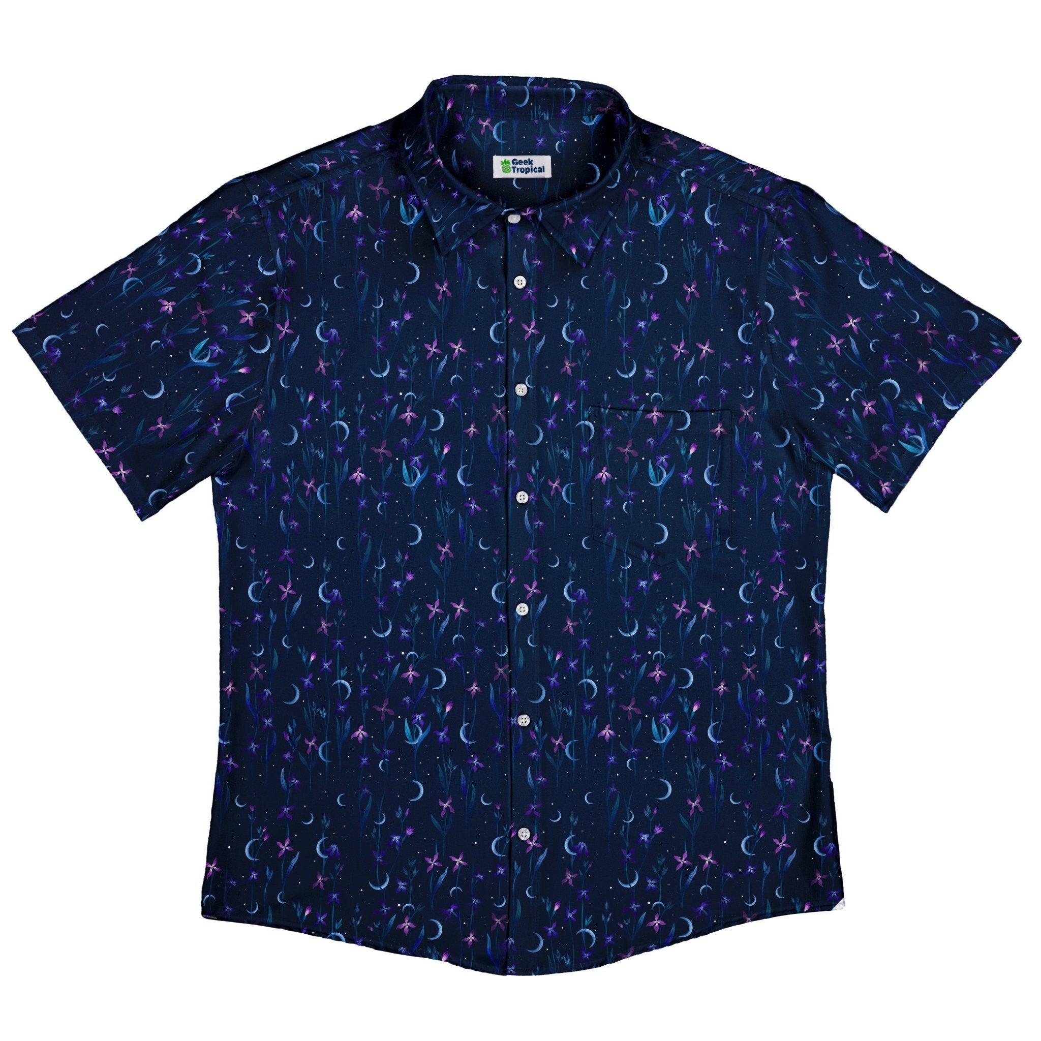 Episodic Scented Moonlight Button Up Shirt - XS - Button Down Shirt - No Pocket -