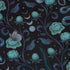 Episodic Serpent Garden Blue Button Up Shirt - XS - Hawaiian Shirt - No Pocket -
