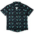 Episodic Serpent Garden Blue Button Up Shirt - XS - Hawaiian Shirt - No Pocket -