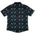 Episodic Serpent Garden Blue Button Up Shirt - XS - Hawaiian Shirt - No Pocket -