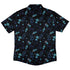 Episodic Serpent Garden Blue Space Button Up Shirt - XS - Hawaiian Shirt - No Pocket -