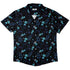 Episodic Serpent Garden Blue Space Button Up Shirt - XS - Hawaiian Shirt - No Pocket -