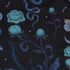 Episodic Serpent Garden Blue Space Button Up Shirt - XS - Hawaiian Shirt - No Pocket -