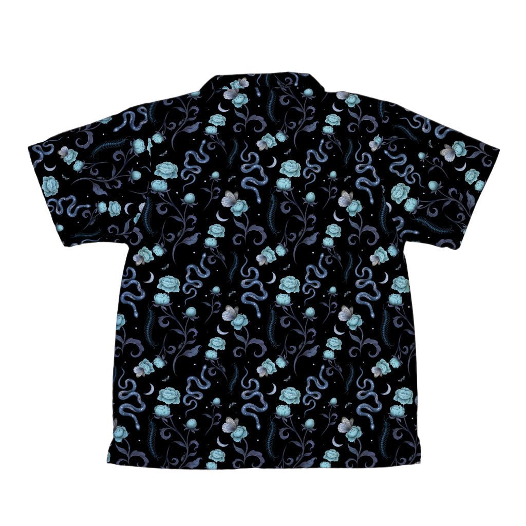 Episodic Serpent Garden Blue Space Youth Hawaiian Shirt - YXS - -
