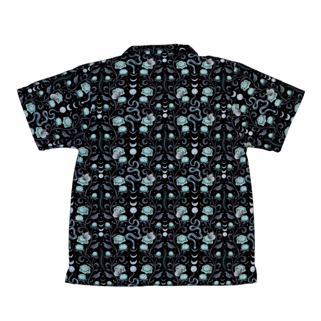 Episodic Serpent Garden Blue Youth Hawaiian Shirt - YXS - -