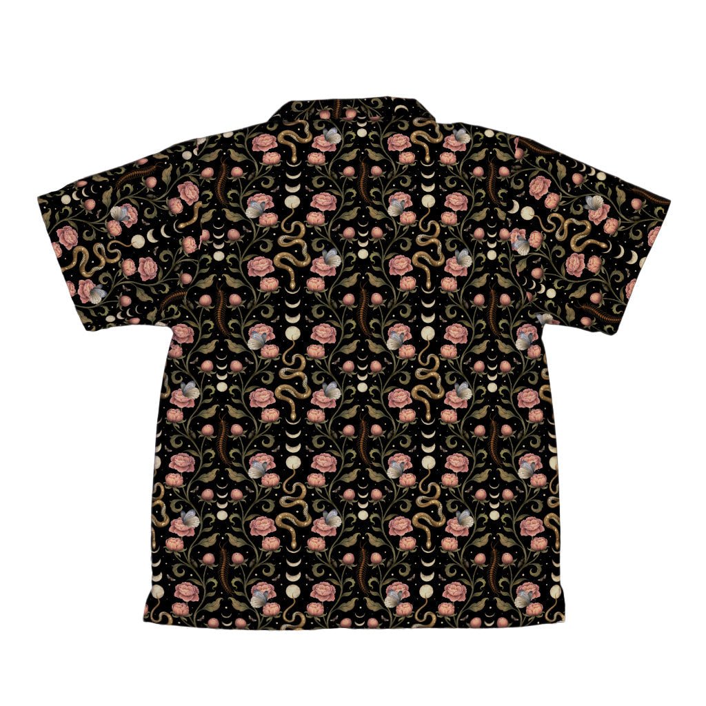 Episodic Serpent Garden Pink Youth Hawaiian Shirt - YXS - -