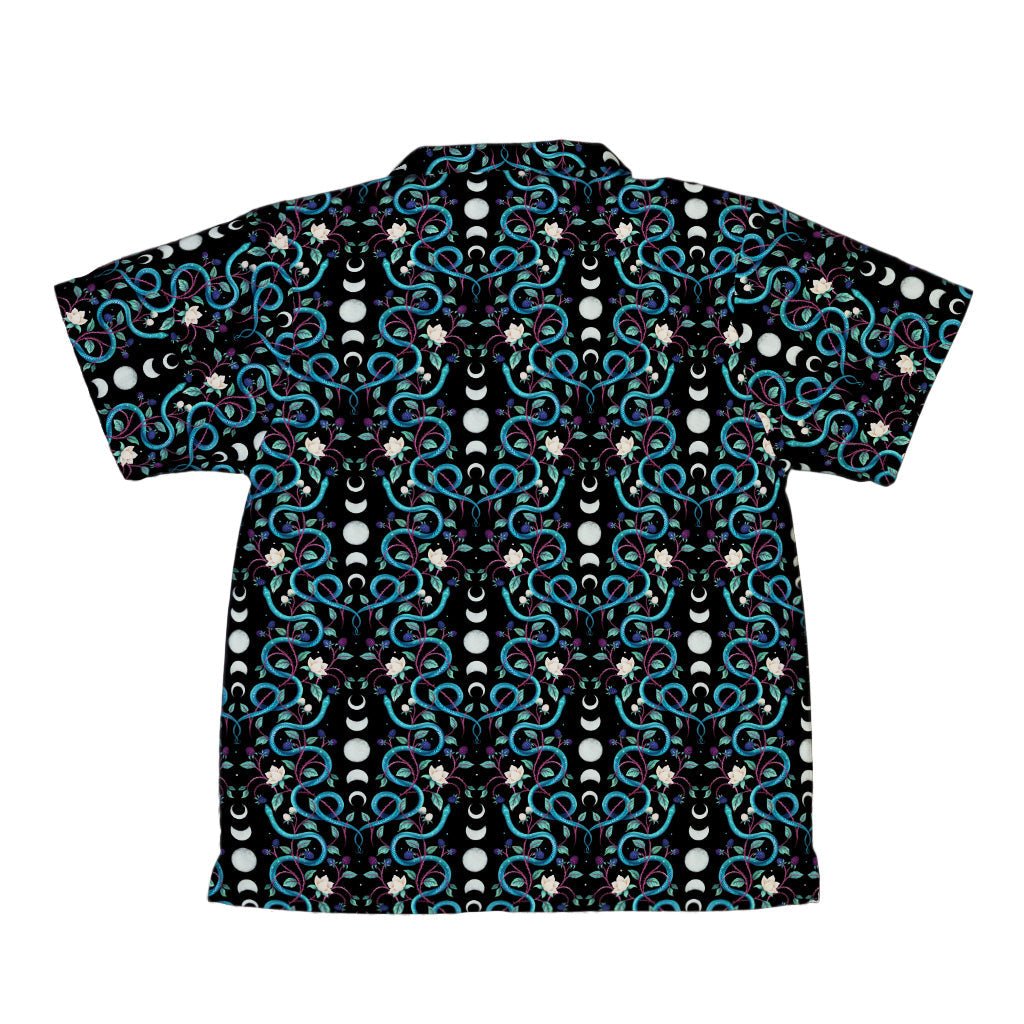 Episodic Serpent Moon Youth Hawaiian Shirt - YXS - -