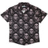 Episodic Skull Black White Button Up Shirt - XS - Hawaiian Shirt - No Pocket -