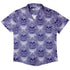 Episodic Skull Lavender Button Up Shirt - XS - Hawaiian Shirt - No Pocket -