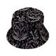 Episodic Thistle Home Black White Bucket Hat - M - Black Stitching - -