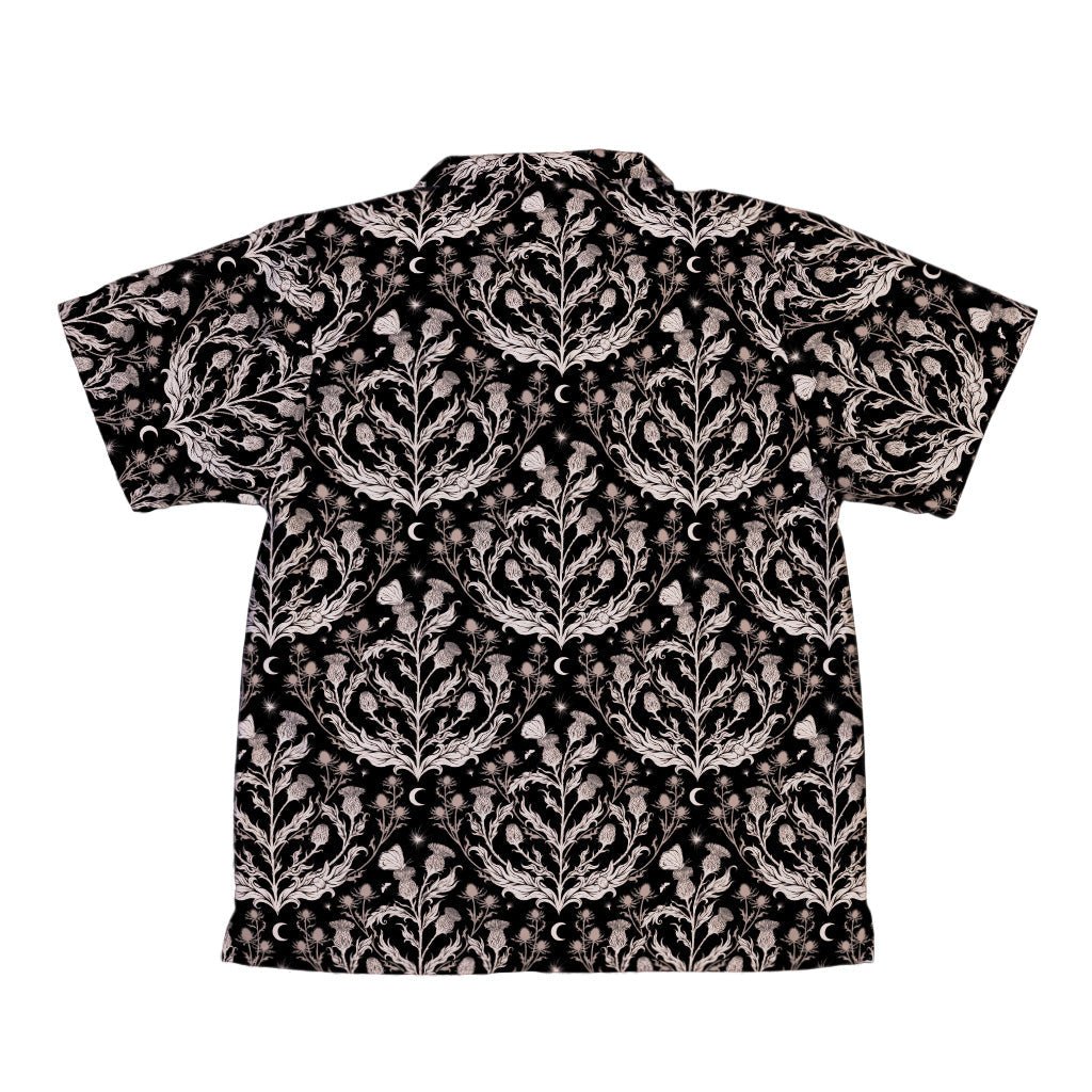 Episodic Thistle Home Black White Youth Hawaiian Shirt - YXS - -