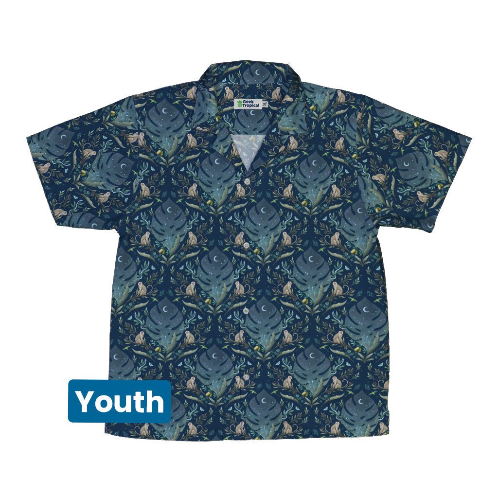 Episodic Tropical Monkey Youth Hawaiian Shirt - YXS - -