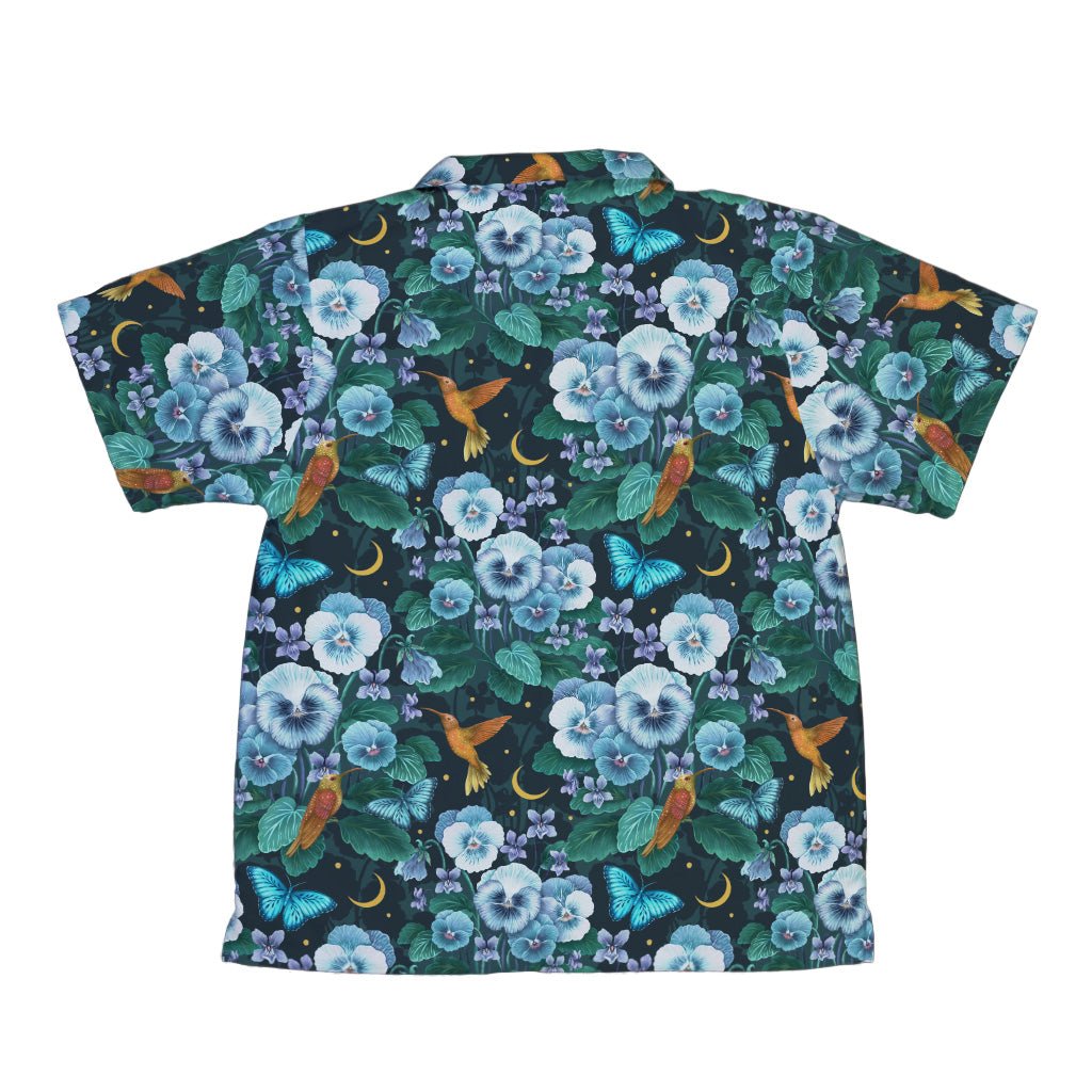 Episodic Violet Night Youth Hawaiian Shirt - YXS - -