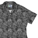grey hawaiian space Curvy Button Up Shirt Geek Nerd outer space & astronaut print Tropical Hawaiian Patterns women