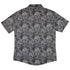 Grey Hawaiian Space Button Up Shirt - adult sizing - outer space & astronaut print - Tropical Hawaiian Patterns