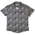 Grey Hawaiian Space Button Up Shirt - adult sizing - outer space & astronaut print - Tropical Hawaiian Patterns