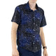 Ready-to-Ship Math And Physics Space Button Up Shirt - adult sizing - mathematics print - Maximalist Patterns