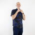 Ready-to-Ship Math And Physics Space Button Up Shirt - adult sizing - mathematics print - Maximalist Patterns