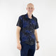 Ready-to-Ship Math And Physics Space Button Up Shirt - adult sizing - mathematics print - Maximalist Patterns