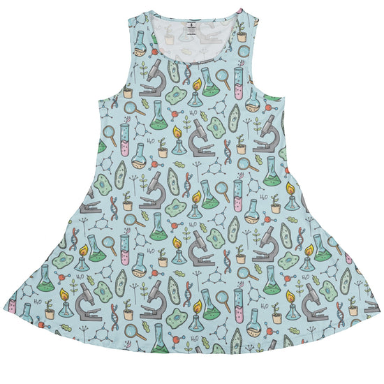 Science Bioengineer Germanation Sky Blue Dress Geek Nerd lifestyle photo lx - C science print