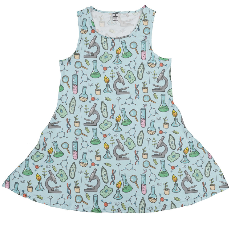 Science Bioengineer Germanation Sky Blue Dress Geek Nerd lifestyle photo lx - C science print
