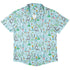 Science Bioengineer Germanation Sky Blue Button Up Shirt - adult sizing - science print -