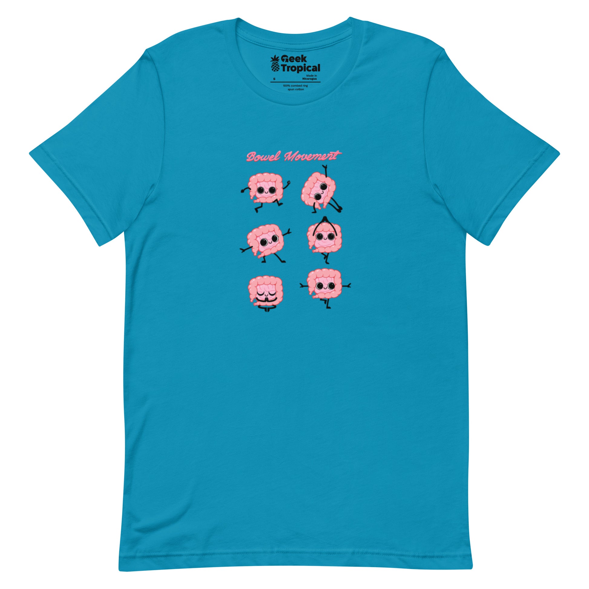 Bowel Movement T-Shirt Geek Nerd Design by Tobe Fonseca FLOW DESC WRITING Funny Prints