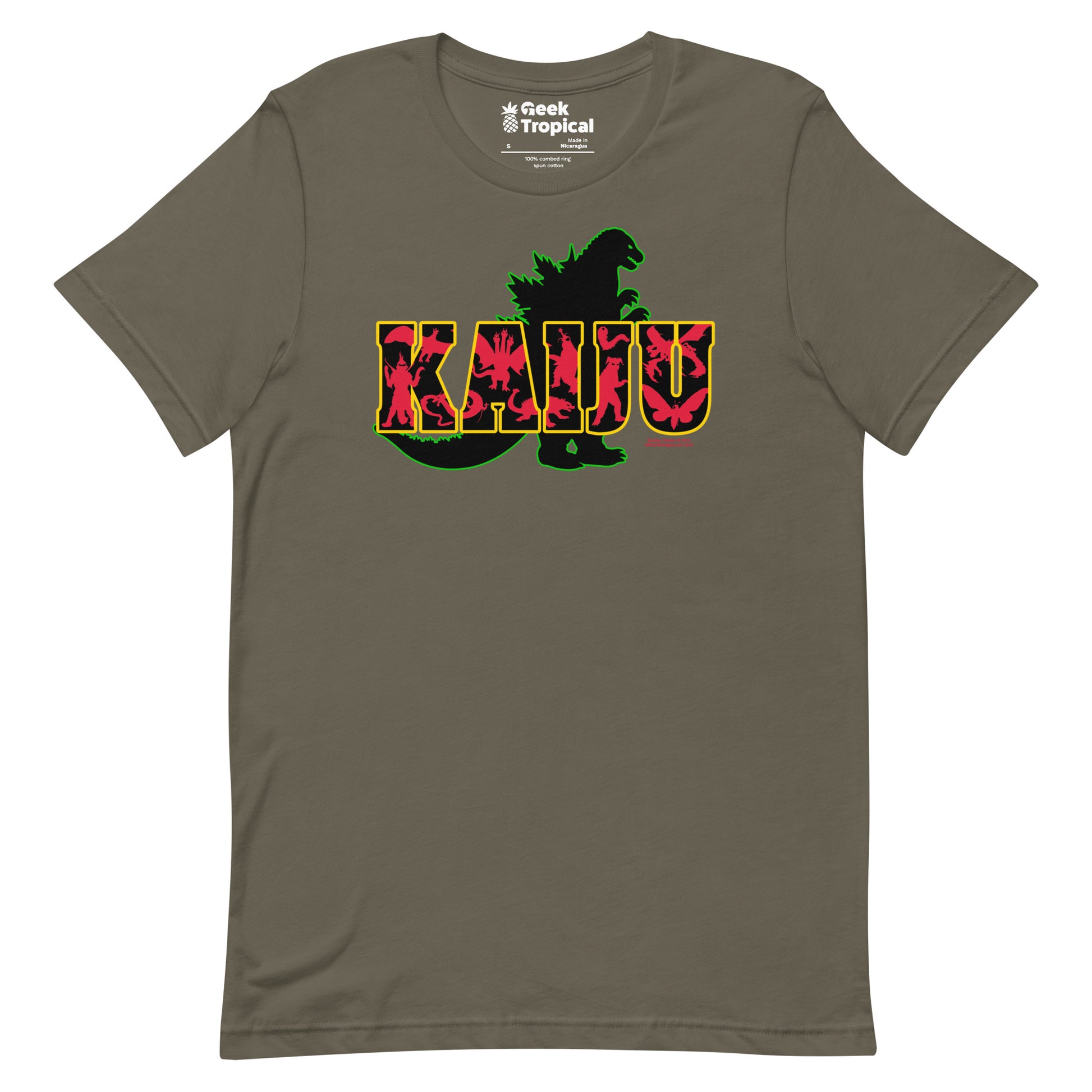 Kaiju BC t-shirt Geek Nerd Advertise to Meta Anime dinosaur print
