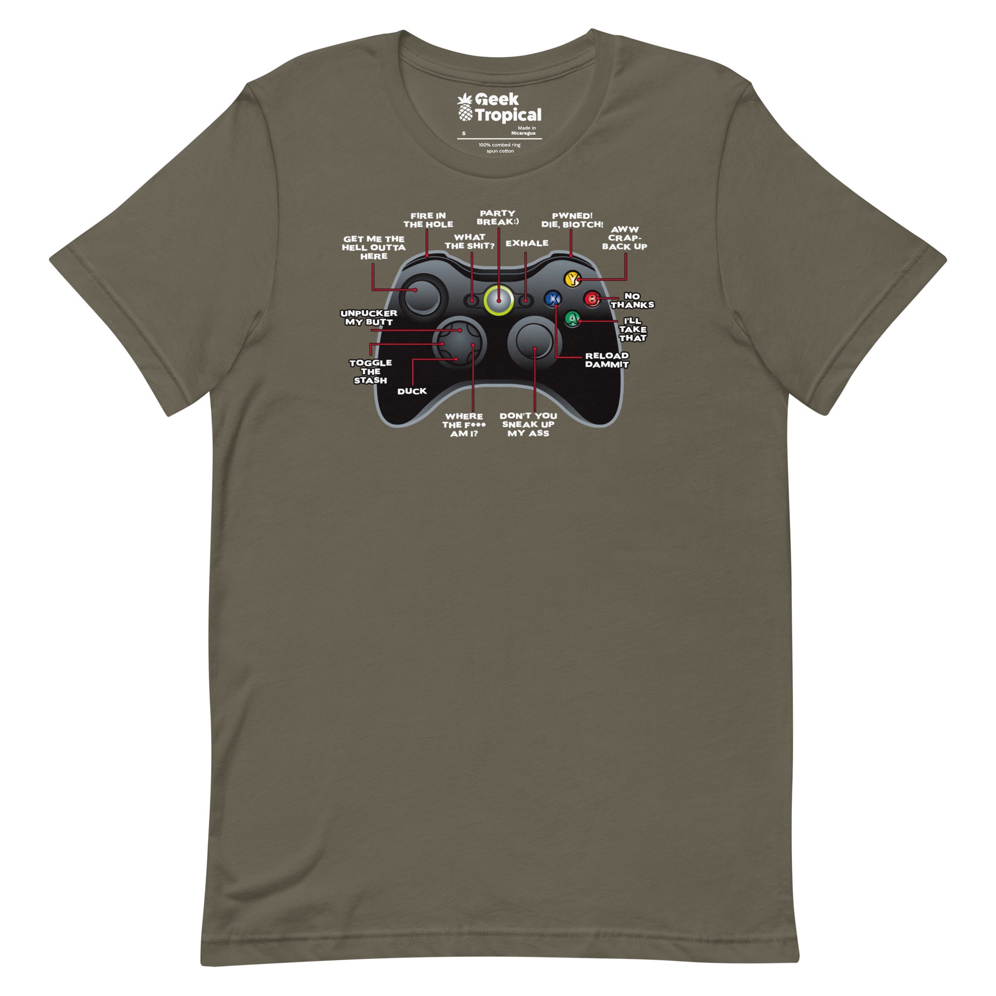 Game Controller How to Play T-Shirt 12