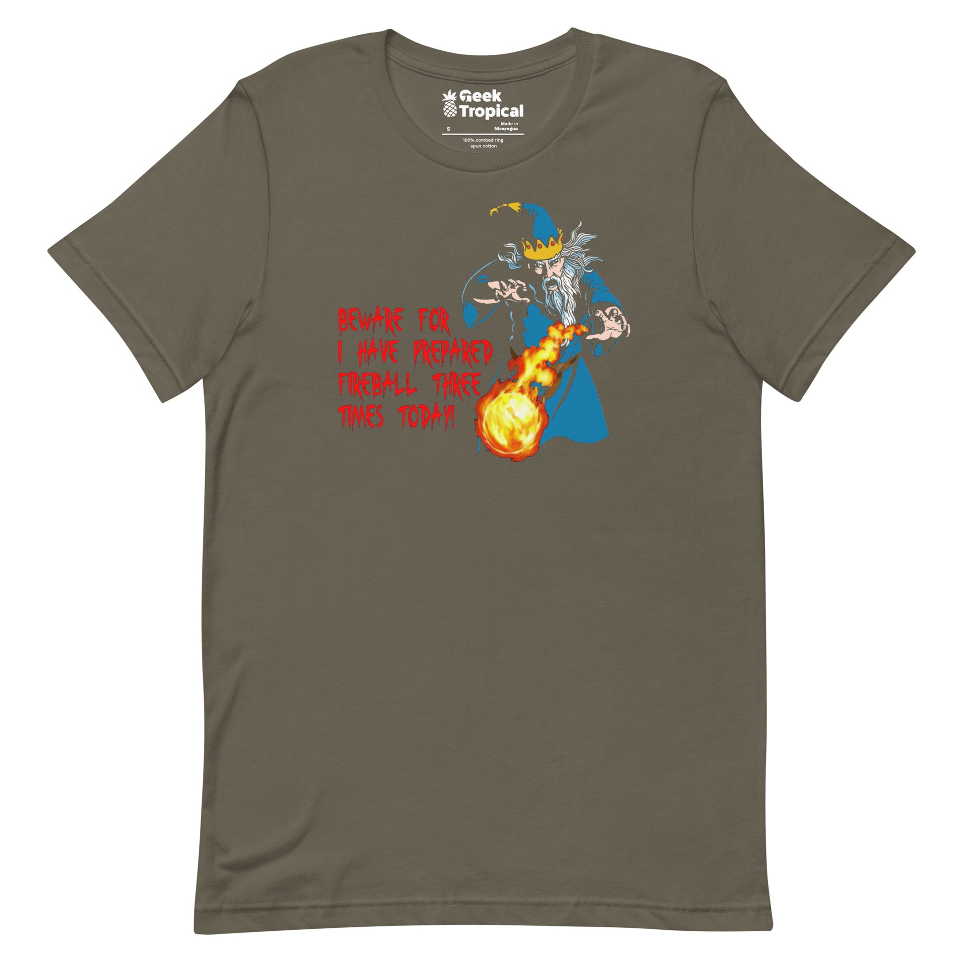 Fireball Prepared Wizard T-Shirt 17