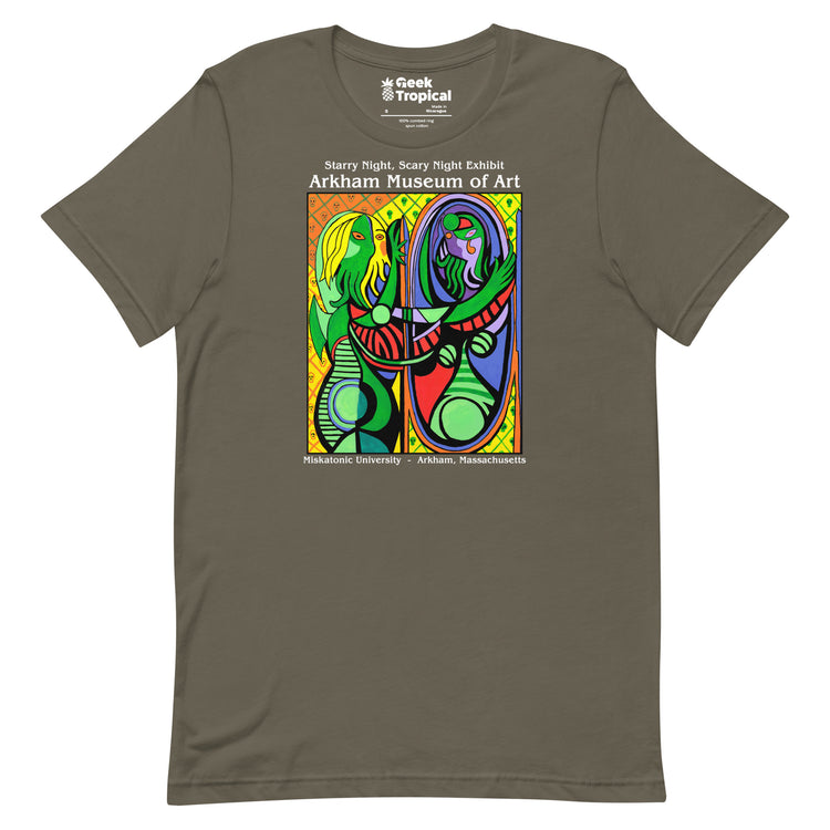 Arkham Musuem of Art Cthulhu T-Shirt Geek Nerd Advertise to Meta Book Prints Fantasy Prints