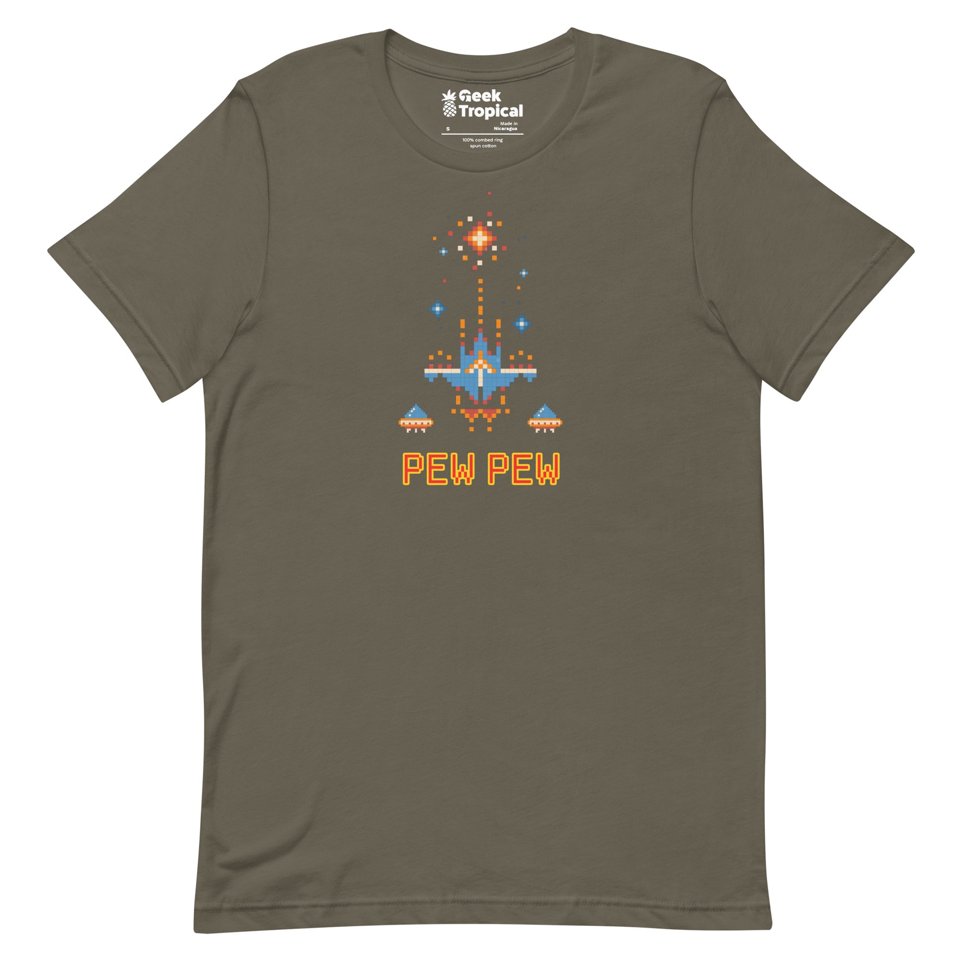 Pew Pew Retro Arcade T-Shirt 15