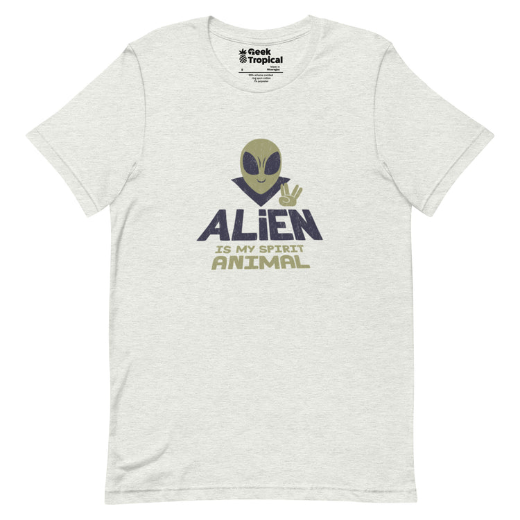 Alien Spirit Animal T-Shirt Geek Nerd Design by Tobe Fonseca FLOW DESC WRITING Funny Prints