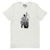 Astronaut Escaping Skeletons T-Shirt Geek Nerd Design by Tobe Fonseca Fantasy Prints FLOW DESC WRITING