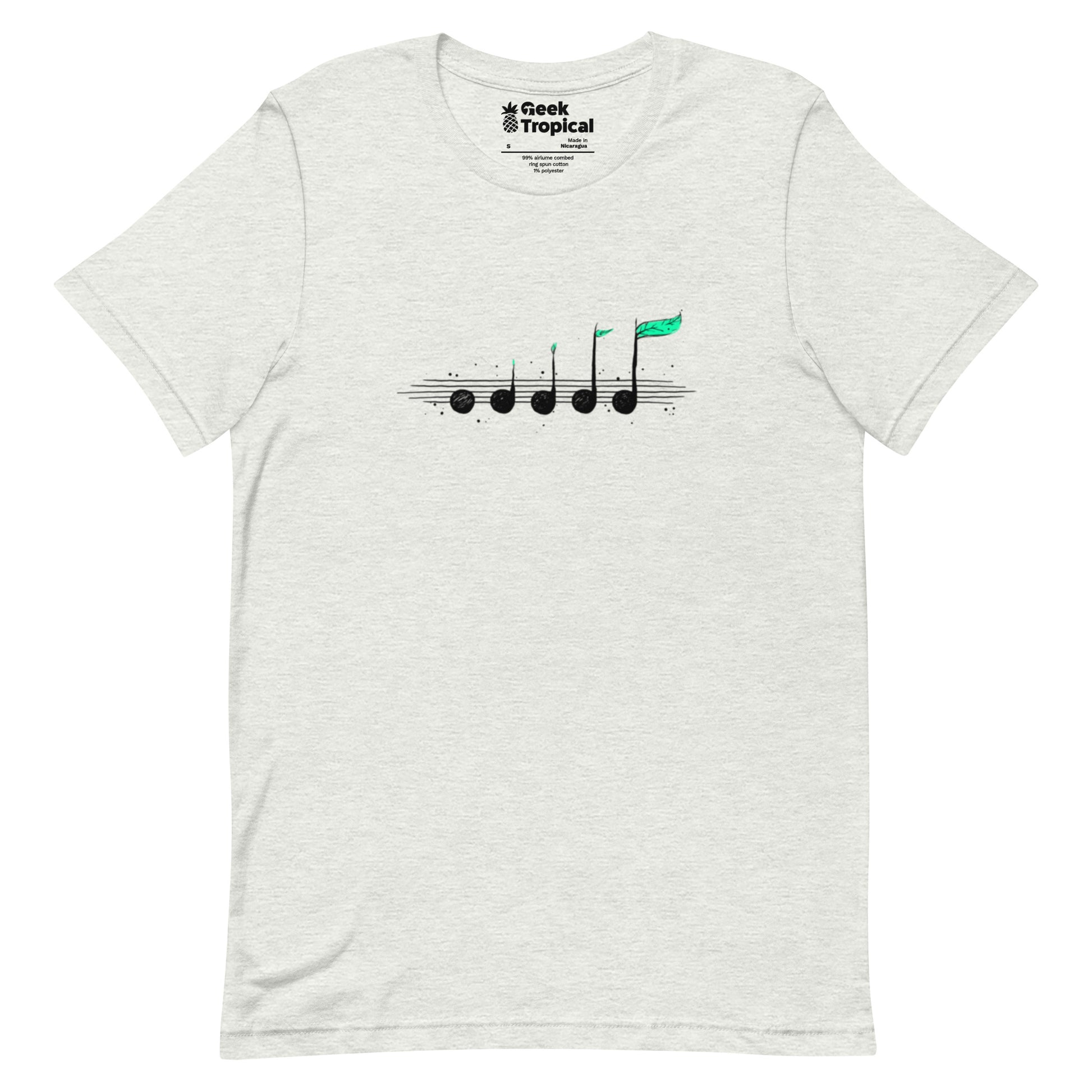 Biosphere Music Notes T-Shirt Geek Nerd Design by Tobe Fonseca FLOW DESC WRITING music print