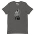 Astronaut Escaping Skeletons T-Shirt Geek Nerd Design by Tobe Fonseca Fantasy Prints FLOW DESC WRITING