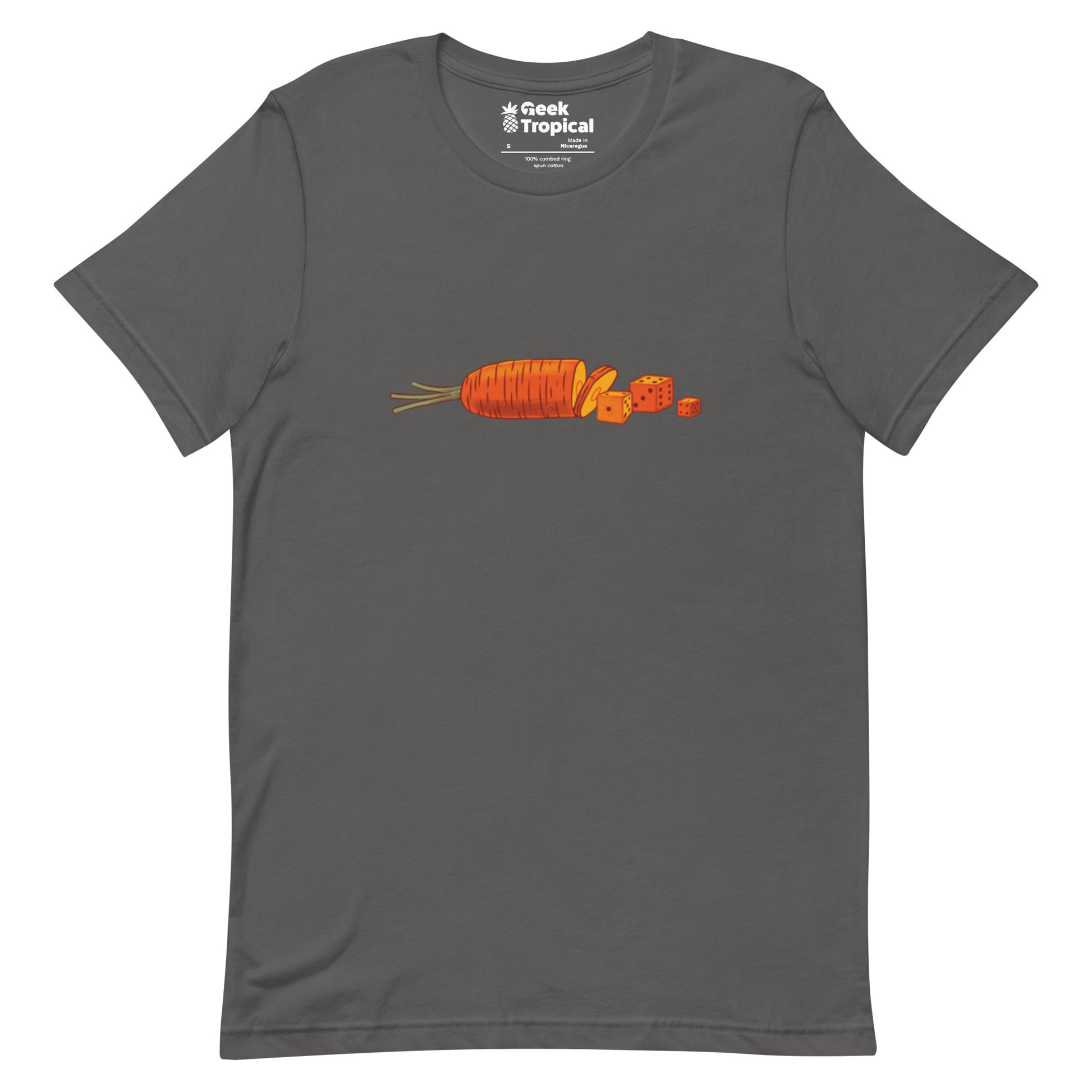 Diced Carrots T-Shirt Geek Nerd board game print Botany Print Design by Tobe Fonseca