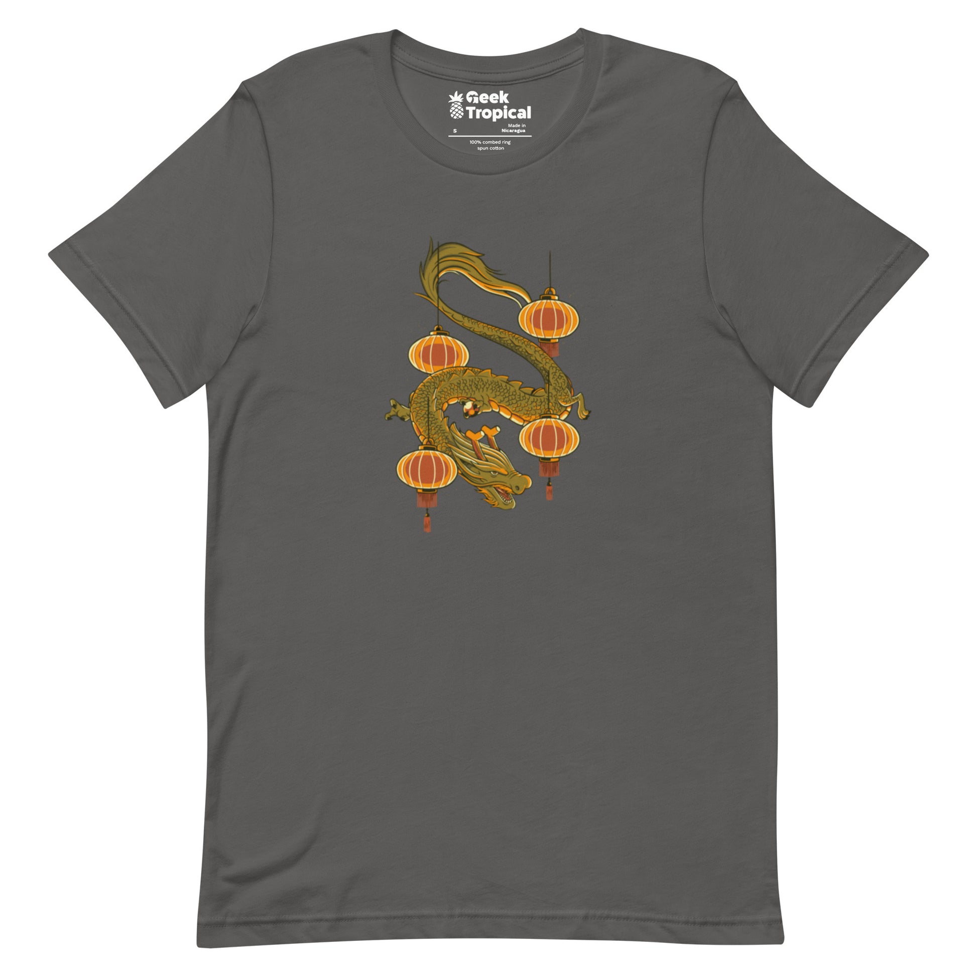 Dragon New Year T-Shirt Geek Nerd Design by Tobe Fonseca Fantasy Prints FLOW DESC WRITING