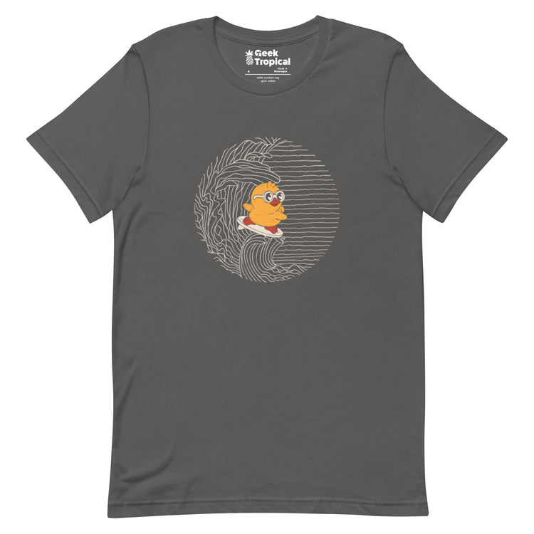 Duck Kanagawa Wave T-Shirt Geek Nerd Animal Patterns Design by Tobe Fonseca FLOW DESC WRITING