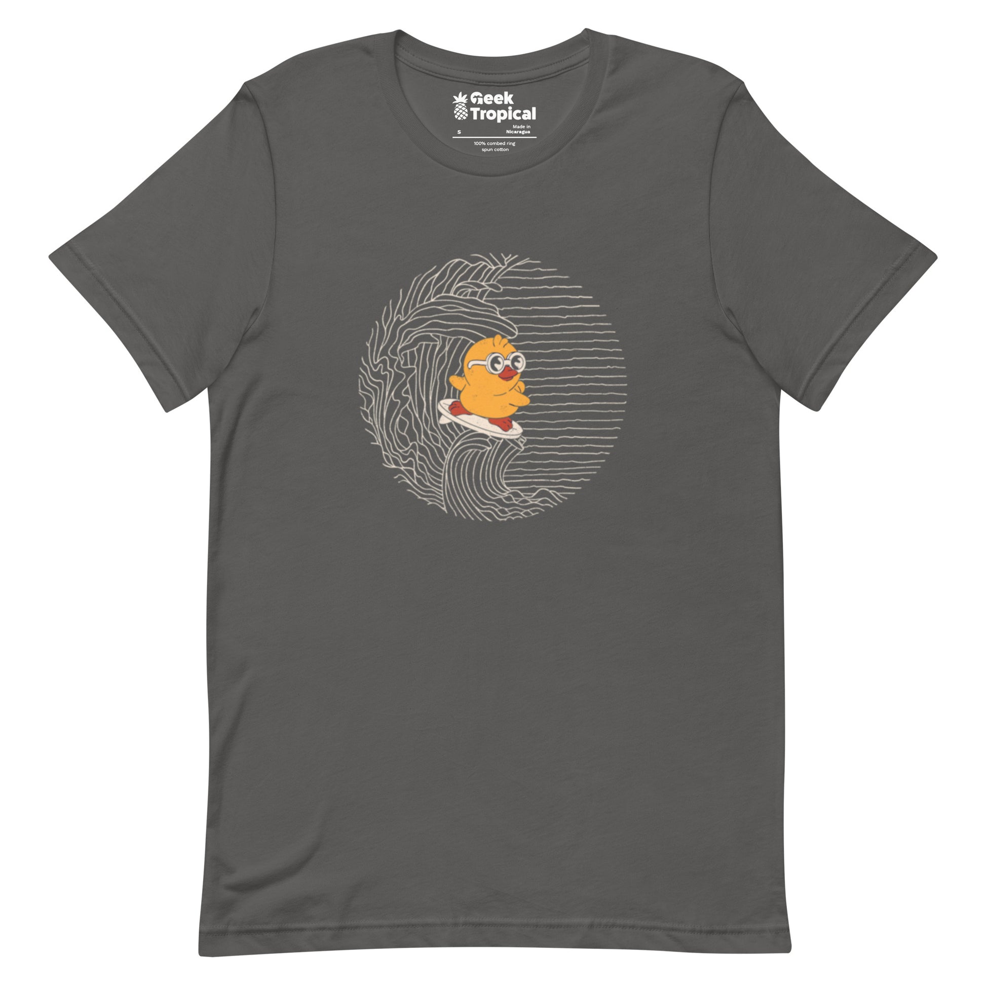Duck Kanagawa Wave T-Shirt Geek Nerd Animal Patterns Design by Tobe Fonseca FLOW DESC WRITING