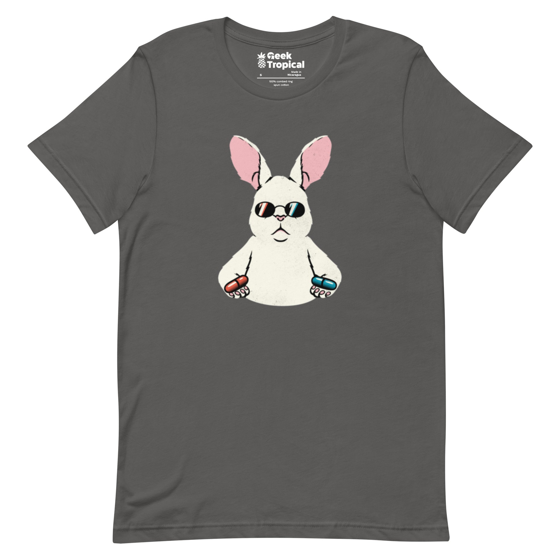 Matrix Rabbit T-Shirt Geek Nerd
