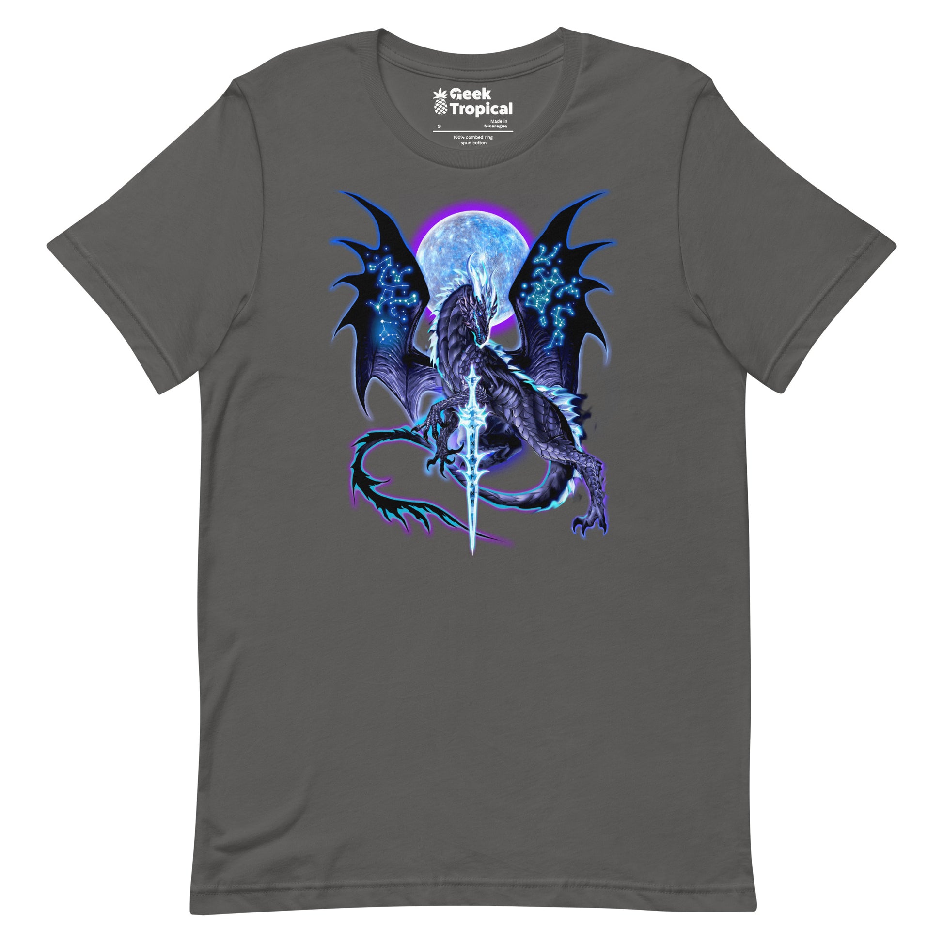 Dragonblade NIGHTBLADE T-Shirt Geek Nerd Advertise to Meta Design by Ruth Thompson dnd & rpg print