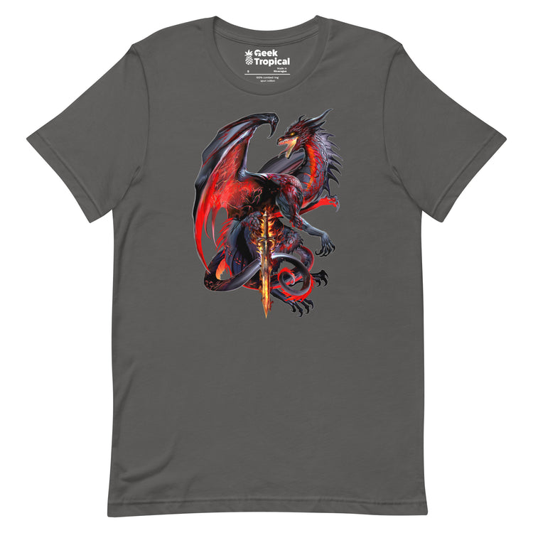 Dragonblade WIDOWBLADE T-Shirt Geek Nerd Advertise to Meta Design by Ruth Thompson dnd & rpg print