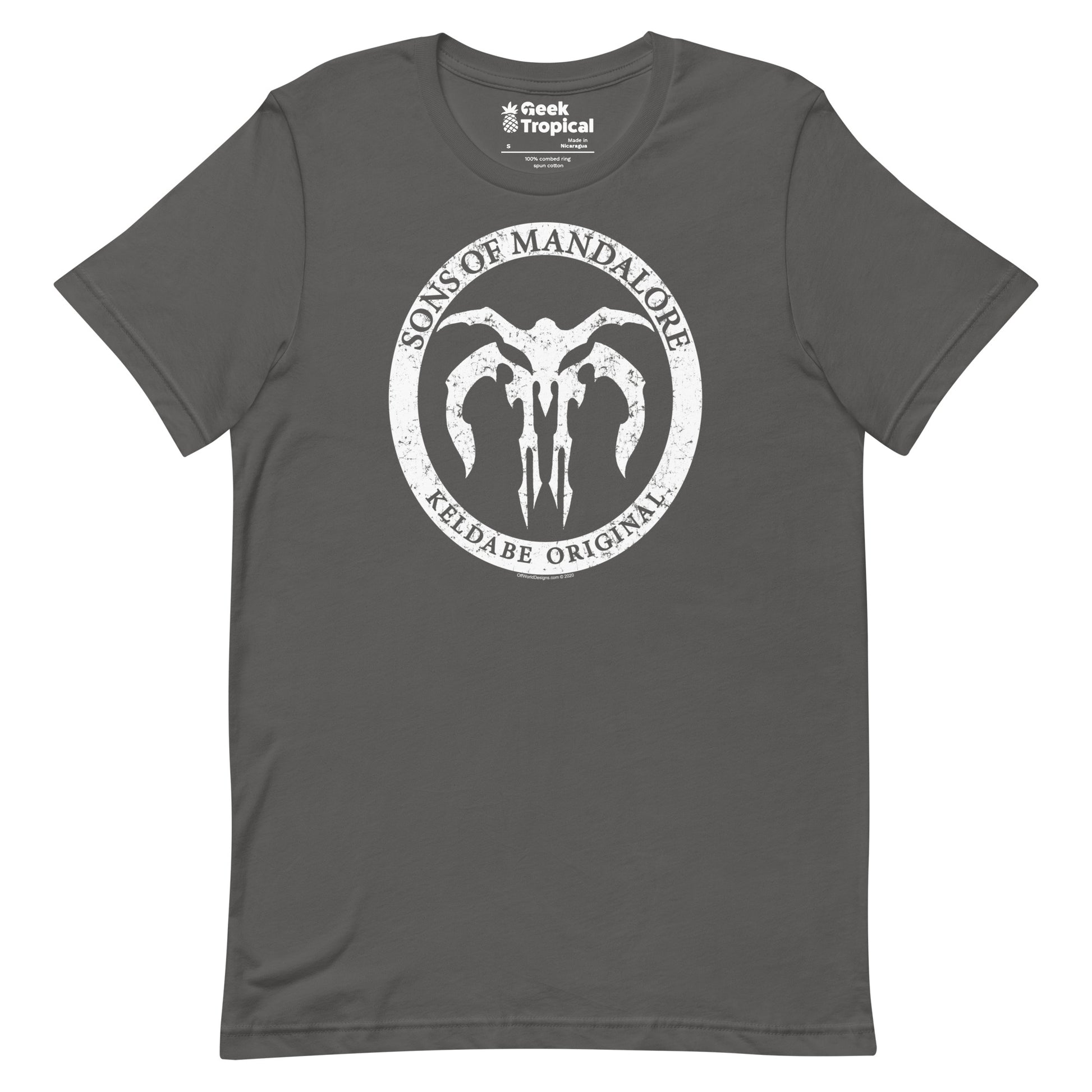 Sons of mandalore t-shirt Geek Nerd Advertise to Meta Fantasy Prints FLOW DESC WRITING